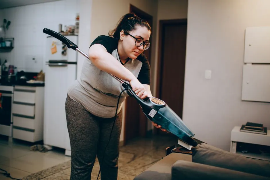 Why is my carpet stained after a biohazard incident?